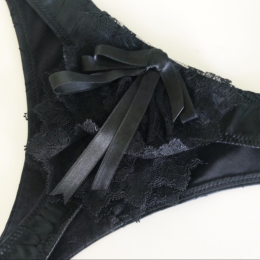 NWOT Chantal Thomass Black Thong